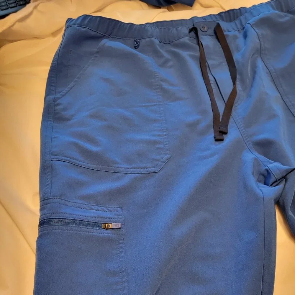 Figs Scrub Pants Blue Technical Collection TM3001 Mens XXL Pockets